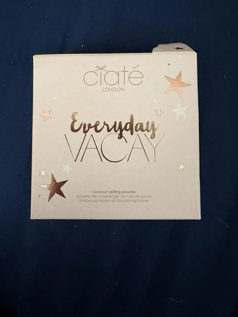 CIATÉ LONDON Everyday Vacay Coconut Setting Powder .52 Oz / 15 g NIB